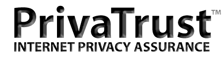 PrivaTrust - Internet Privacy Assurance.